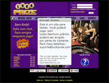 Tablet Screenshot of luckprize.com